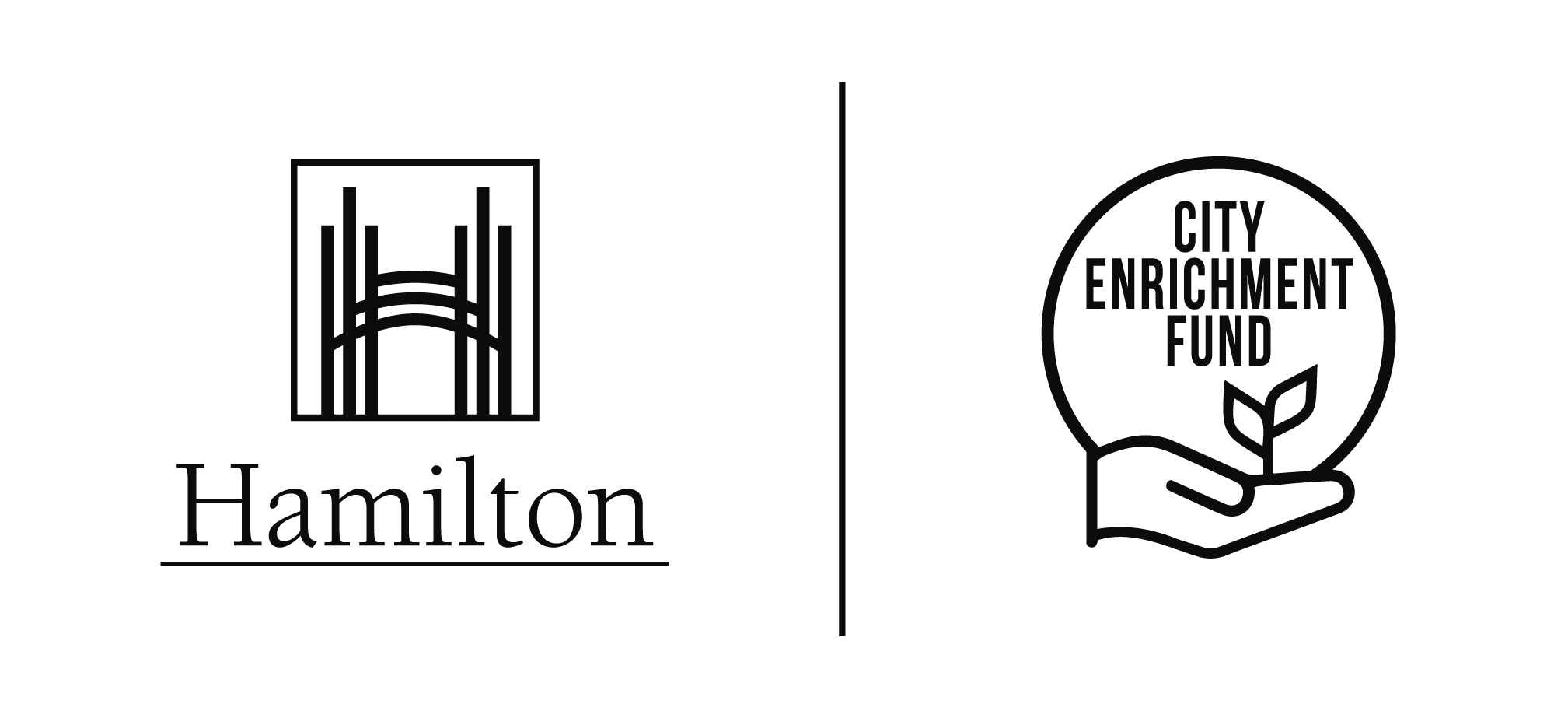 CEFund and Hamilton logo black